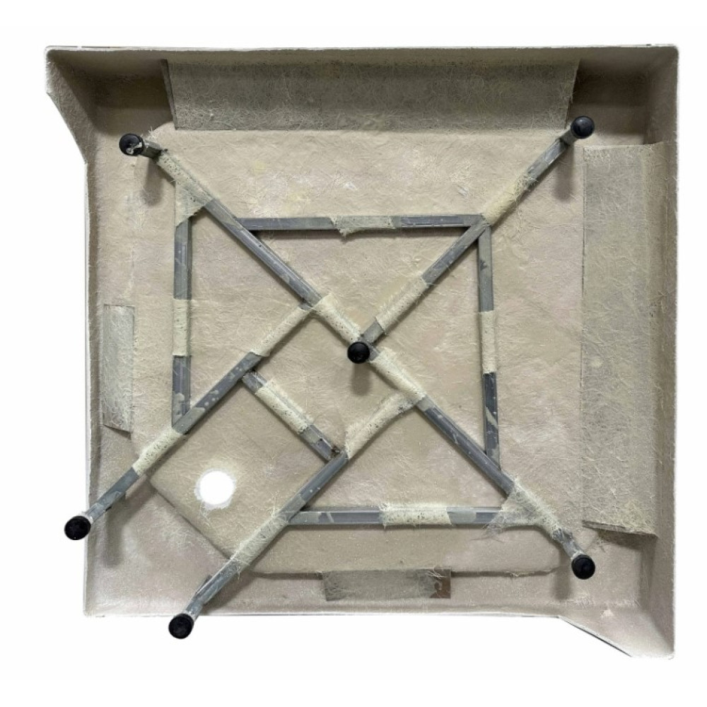 Набор Lidz Душевая кабина Wawel SC90x90.SAT.LOW.FR, квадратная, стекло Frost 4 мм Душевой поддон Kapielka ST90x90x14