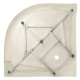 Гидробокс Lidz Tani SBM90x90.SAT.LOW.FR низкий, стекло Frost 4 мм, стенки WHI (LTSBM9090SATLOWFR)