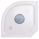 Гідробокс Lidz Tani SBM90x90.SAT.LOW.GR, низький, скло тоноване 4 мм, стінки BLA Lidz (LTSBM9090SATLOWGR)