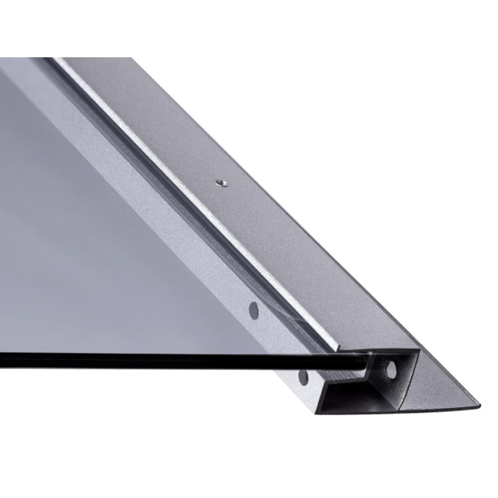 Гідробокс Lidz Tani SBM90x90.SAT.LOW.GR, низький, скло тоноване 4 мм, стінки BLA Lidz (LTSBM9090SATLOWGR)