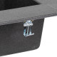 Кухонна мийка Lidz 780x495/200 GRF-13 (LIDZGRF13780495200)