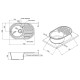 Кухонна мийка Lidz 780x500 / 200 MAR-07 (LIDZMAR07780500200)