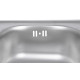 Кухонна мийка Lidz 3838 Satin 0,6 мм (LIDZ3838POL06)