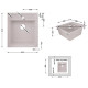 Кухонна мийка Lidz 460х515 / 200 MAR-07 (LIDZMAR07460515200)
