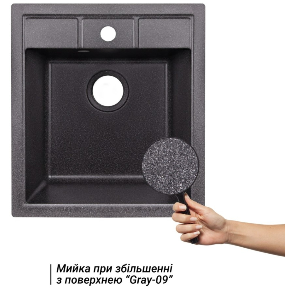 Кухонная мойка Lidz 460х515/200 GRF-13 (LIDZGRF13460515200)