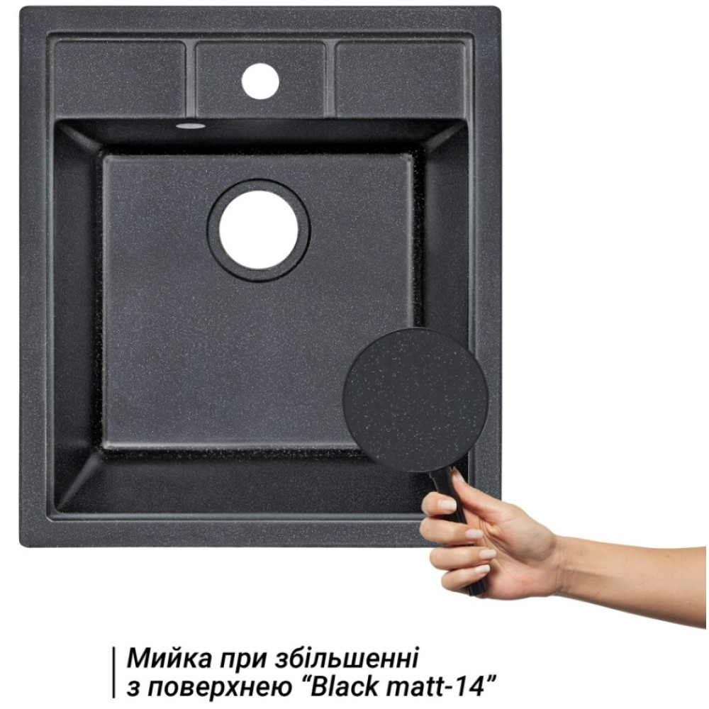 Кухонная мойка Lidz 460х515/200 BLM-14 (LIDZBLM14460515200)