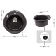 Кухонна мийка Lidz D510/200 GRF-13 (LIDZGRF13D510200)