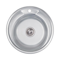 Кухонна мийка Lidz 490-A Decor 0,6 мм (LIDZ490А06DEC)