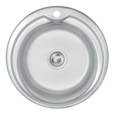 Кухонная мойка Lidz 510-D Satin 0,6 мм (LIDZ510D06SAT)