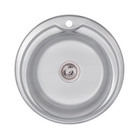 Кухонна мийка Lidz 510-D Decor 0,8 мм (LIDZ510D06DEC)