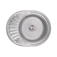 Кухонна мийка Lidz 6044 Satin 0,6 мм (LIDZ604406SAT160)