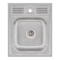 Кухонна мийка Lidz 5060 Satin 0,6 мм (LIDZ506006SAT)