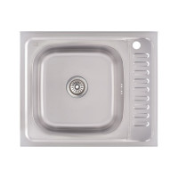 Кухонна мийка Lidz 6050-L Decor 0,6 мм (LIDZ6050L06DEC)