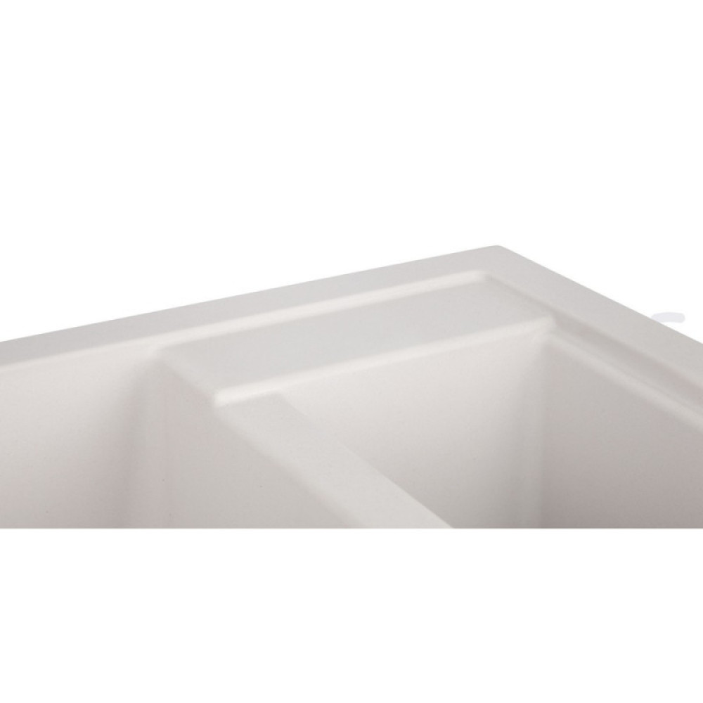 Кухонна мийка Lidz 615x500 / 200 WHI-01 (LIDZWHI01615500200)