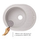 Кухонна мийка Lidz 620x500 / 200 GRA-09 (LIDZGRA09620500200)