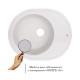 Кухонная мойка Lidz 7750 Satin 0,8 мм (LIDZ7750SAT)