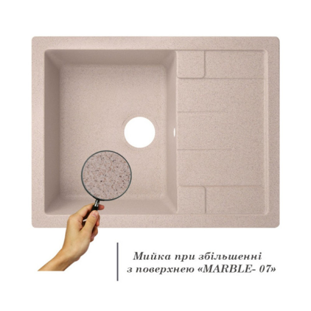 Кухонна мийка Lidz 650x500 / 200 MAR-07 (LIDZMAR07650500200)