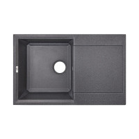 Кухонна мийка Lidz 780x495 / 230 BLA-03 (LIDZBLA03790495230)