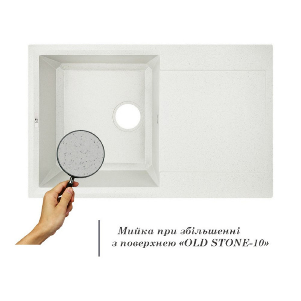 Кухонна мийка Lidz 780x495 / 230 STO-10 (LIDZМSTO10790495230)