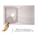 Кухонна мийка Lidz 790x500 / 200 COL-06 (LIDZCOL06790500200)
