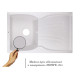 Кухонна мийка Lidz 790x500 / 200 WHI-01 (LIDZWHI01790500200)