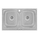 Кухонна мийка Lidz 5080 Decor 0,8 мм (LIDZ5080DEC08)