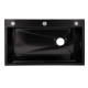Кухонна мийка інтегрована Lidz Handmade H7545B Decor Black PVD Honeycomb 3,0/1,0 мм LDH7545BDECPVD48373