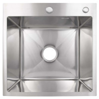 Кухонна мийка інтегрована Lidz Handmade H5050H Decor Honeycomb 2,5/0,5 мм LDH5050DEC48365
