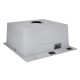 Кухонна мийка інтегрована Lidz Handmade H5050HB Decor Black PVD Honeycomb 2,5/0,5 мм LDH5050BDECPVD48369