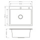 Кухонная мойка встроенная Lidz Handmade H6050H Decor Honeycomb 2,5/0,5 мм LDH6050DEC48370