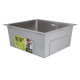 Мийка для кухні інтегрована Lidz Handmade H4843 Brushed Steel 3,0/1,0 мм LDH4843BRU49441