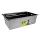 Мийка для кухні інтегрована Lidz Handmade H6845HB Decor Black PVD Honeycomb 3,0/1,0 мм LDH6845HDECBLM49445