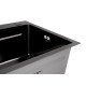 Мийка для кухні інтегрована Lidz Handmade H6845HB Decor Black PVD Honeycomb 3,0/1,0 мм LDH6845HDECBLM49445