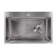 Мойка для кухни встроенная Lidz Handmade H6845 Brushed Steel 3,0/1,0 мм LDH6845BRU49455