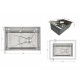 Мойка для кухни встроенная Lidz Handmade H6845 Brushed Steel 3,0/1,0 мм LDH6845BRU49455