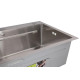 Мойка для кухни встроенная Lidz Handmade H6845 Brushed Steel 3,0/1,0 мм LDH6845BRU49455