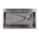 Мийка для кухні інтегрована Lidz Handmade H7545 Brushed Steel 3,0/1,0 мм LDH7545BRU49457
