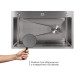 Мийка для кухні інтегрована Lidz Handmade H7545 Brushed Steel 3,0/1,0 мм LDH7545BRU49457