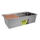 Мийка для кухні інтегрована Lidz Handmade H7545 Brushed Steel 3,0/1,0 мм LDH7545BRU49457