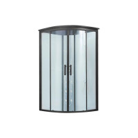 Душовий бокс Lidz Majatek SBM90x90.BLA.HIGH.TR без піддону LMSBM9090BLAHIGHTR2