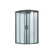 Душовий бокс Lidz Majatek SBM90x90.BLA.HIGH.TR без піддону LMSBM9090BLAHIGHTR2