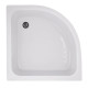 Душовий піддон Lidz Kapielka ST80x80x26, напівкруглий LKAST808026