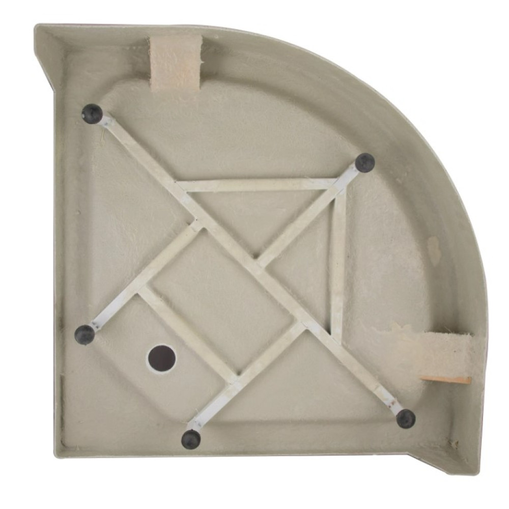 Душевой поддон Lidz Kapielka ST80x80x14, полукруглый LKAST808014