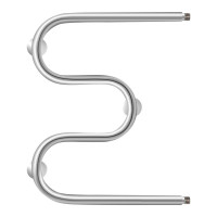 Водяной полотенцесушитель Lidz Snake (CRM) D25х1/2" 500x400