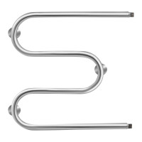 Водяна сушарка для рушників Lidz Snake (CRM) D25х1 / 2 "500x500