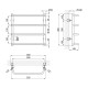 Водяна сушарка для рушників Lidz Standard (CRM) D32/20х1/2" 500x500 P4 LSTNDD32201250504WAT
