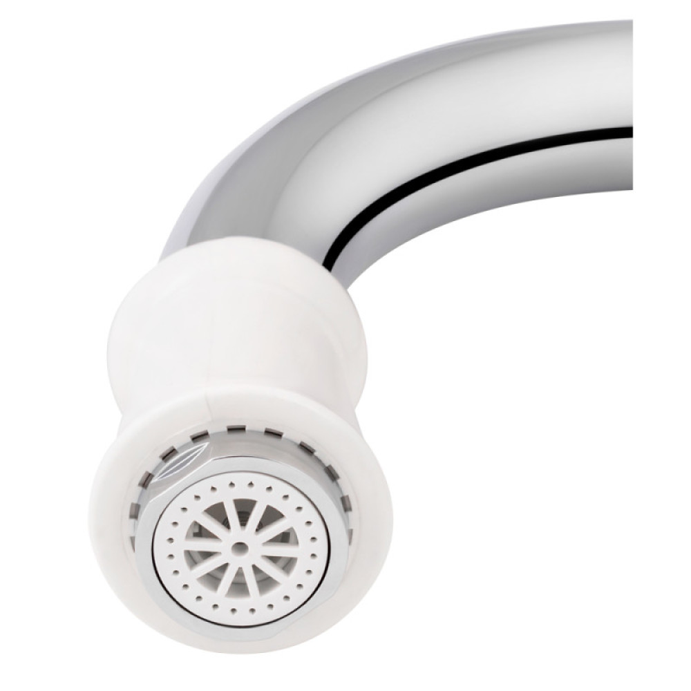 Проточний кран-водонагрівач кухонний Lidz Warm 058, White/Chrome LDWAR058WCR24985