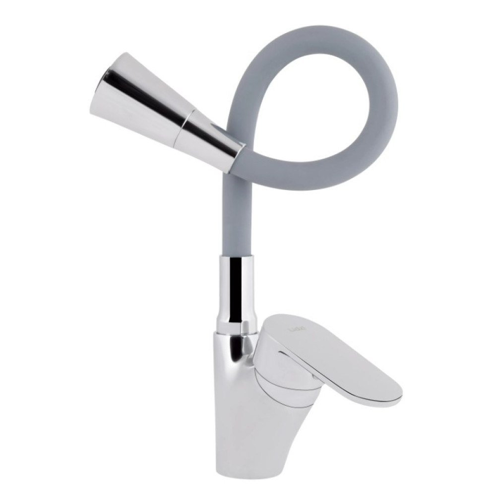 Змішувач для кухні Lidz Tani 007F3, Chrome/Grey (k40) LDTAN007F3GCR31869