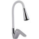 Змішувач для кухні Lidz Tani 008F3 з гнучким виливом (k40) White / Chrome LDTAN008F3WCR37037