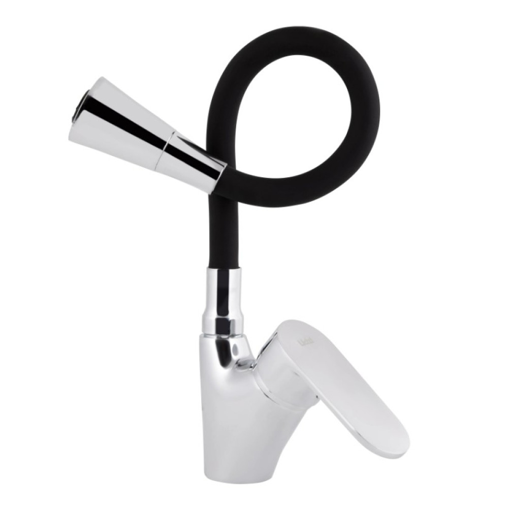 Змішувач для кухні Lidz Tani 007F3, Chrome/Black (k40) LDTAN007F3BCR37649
